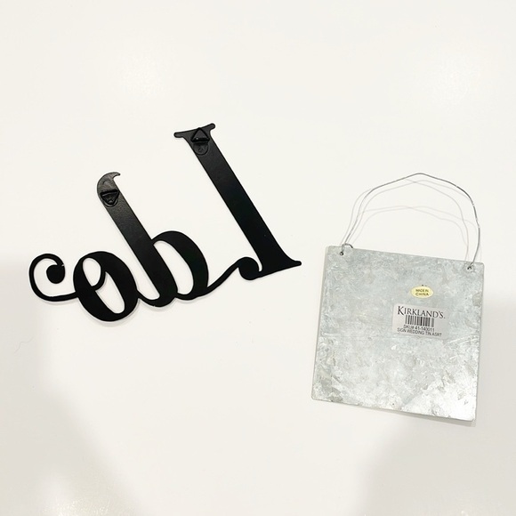 Black 'I Do' Wall Decor Set - Picture 2 of 2